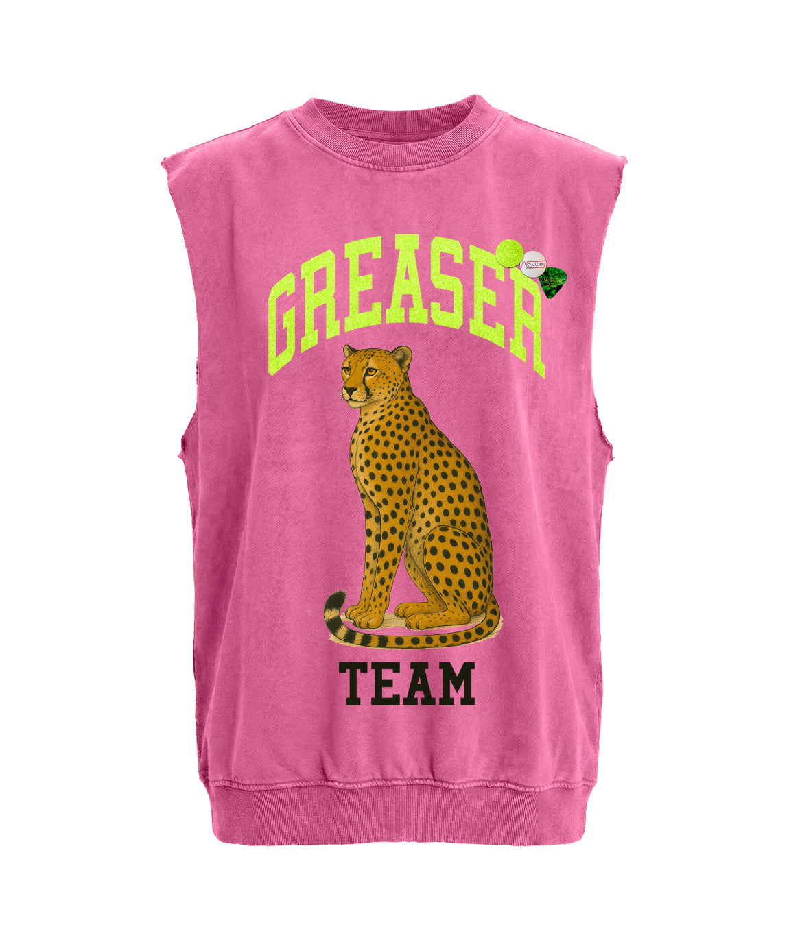 Sweatshirt bolster fuschia "GREASER"