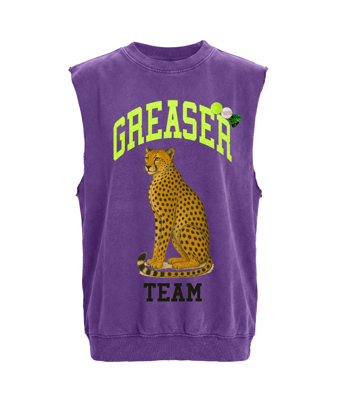 Purple bolster sweatshirt purple "GREASER"