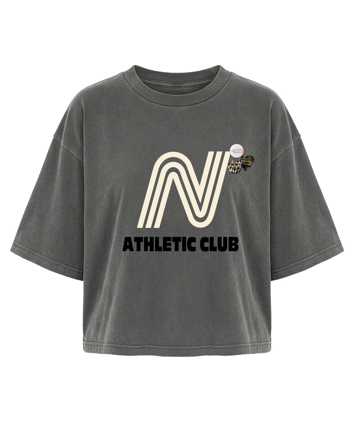 Tee shirt crop crooper pepper "CLUB"