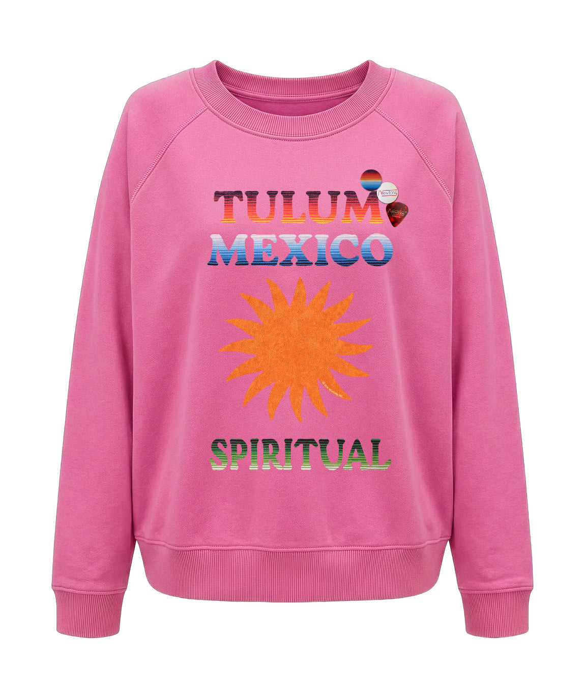 Sweatshirt egger fuschia "TULUM"