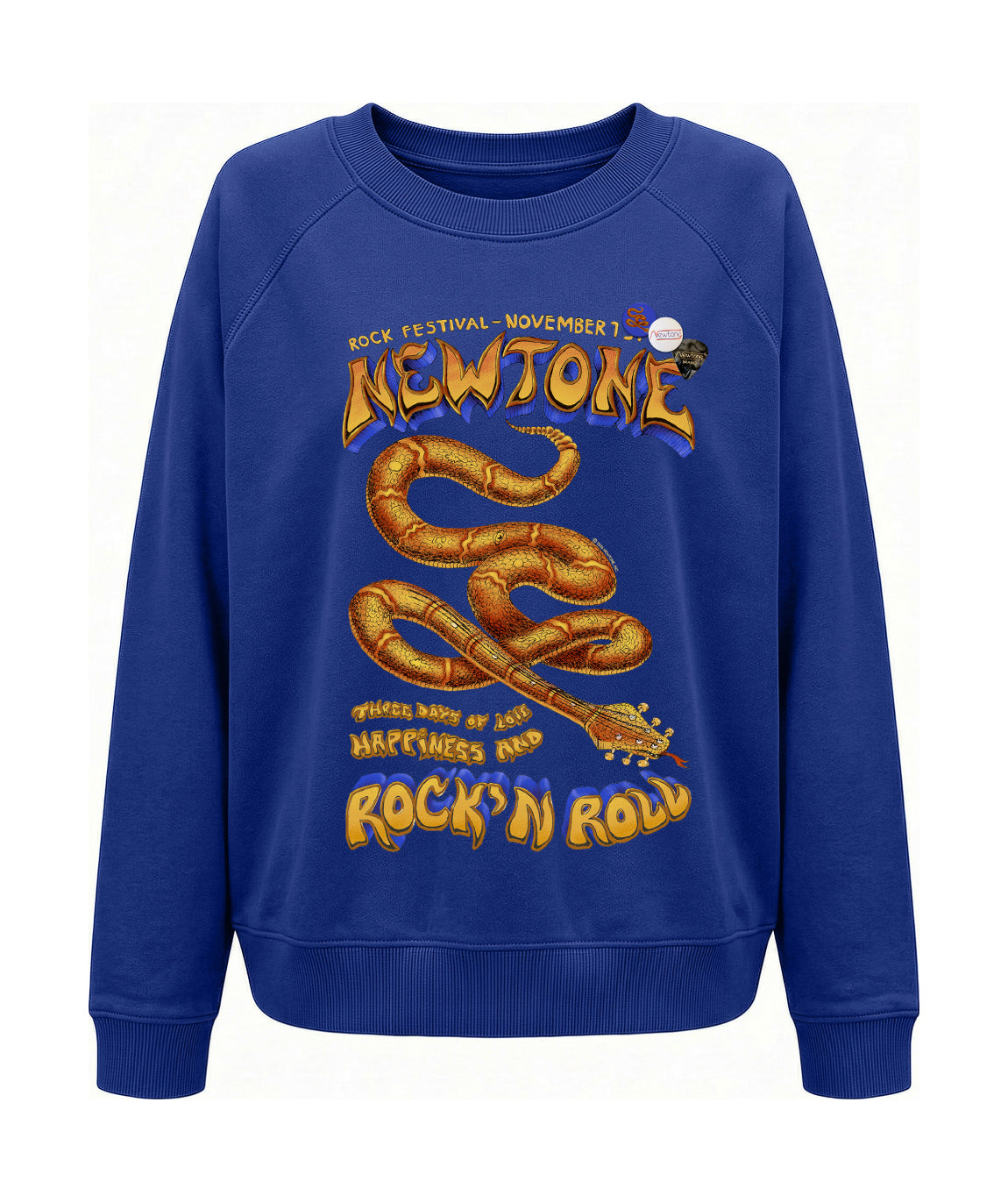 Sweatshirt egger royal "RIFF"