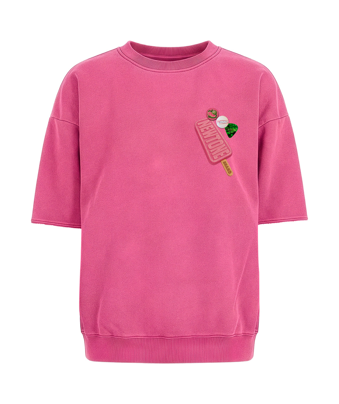 fuschia FREEZE" sweatshirt