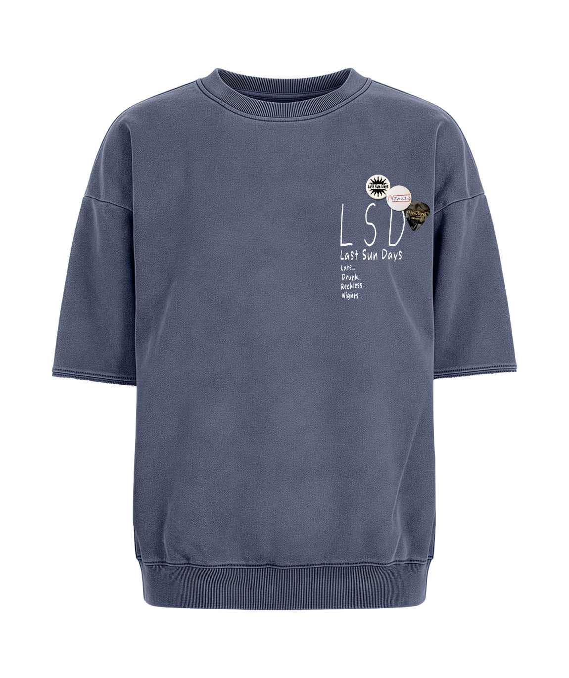 denim RECKLESS"denim  sweatshirt