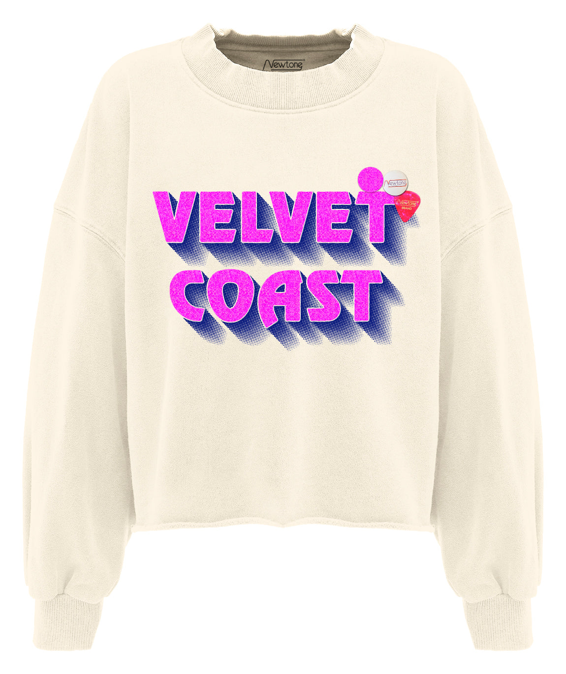 Crop sweatshirt porter natural MARINA"