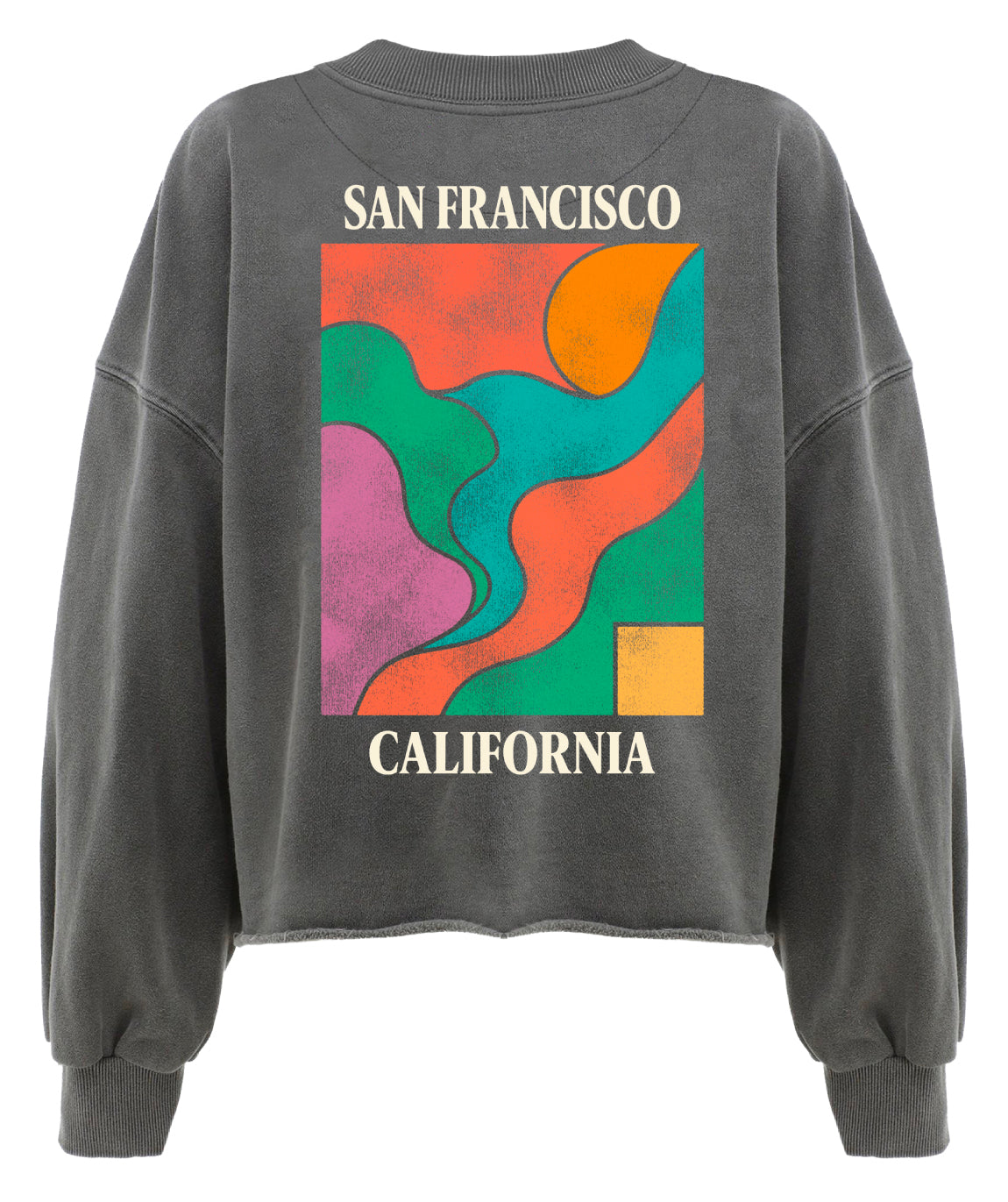 Crop sweatshirt porter pepper "FRANCIS"