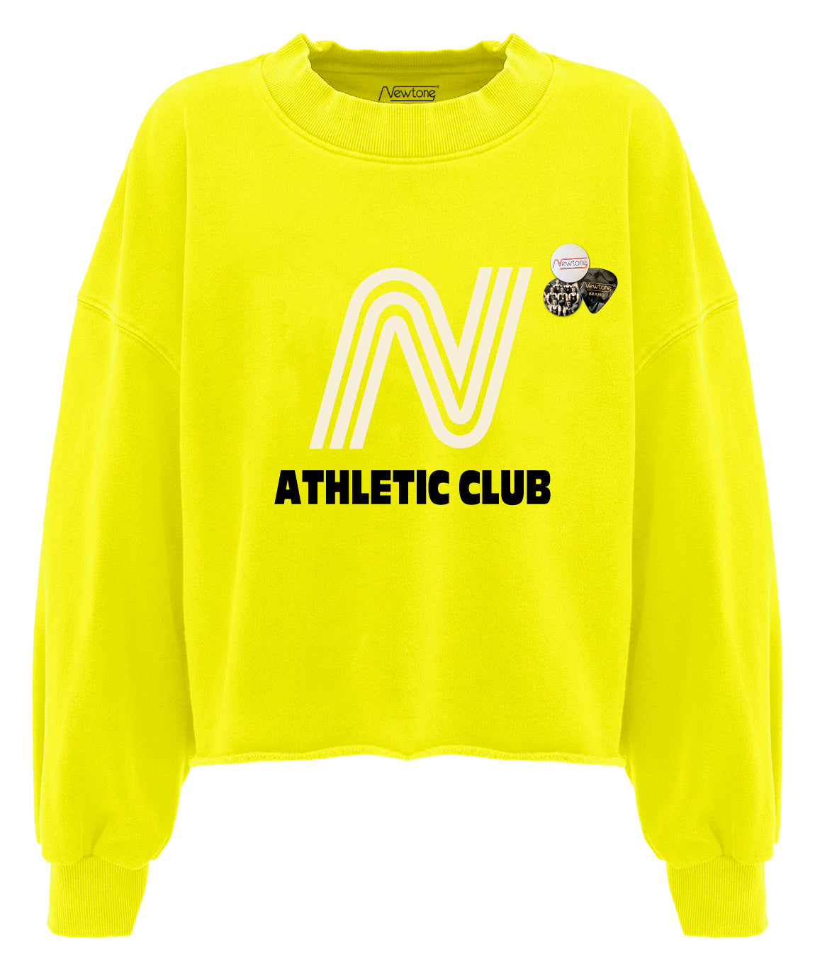 Crop sweatshirt porter sun "CLUB"