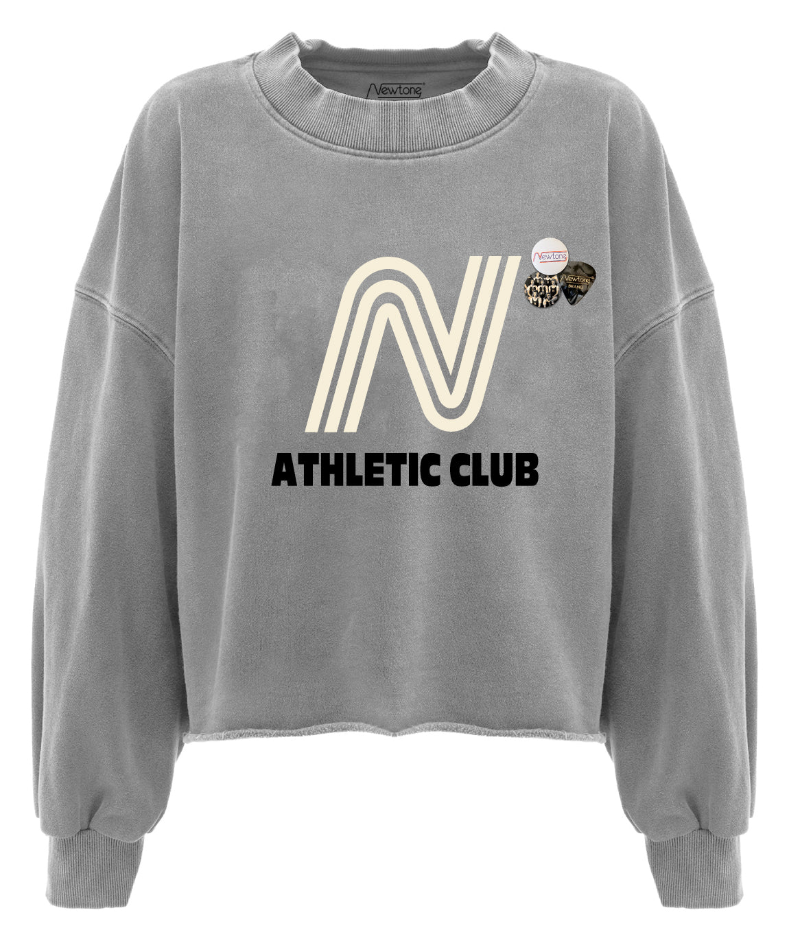 Crop sweatshirt porter grey CLUB"