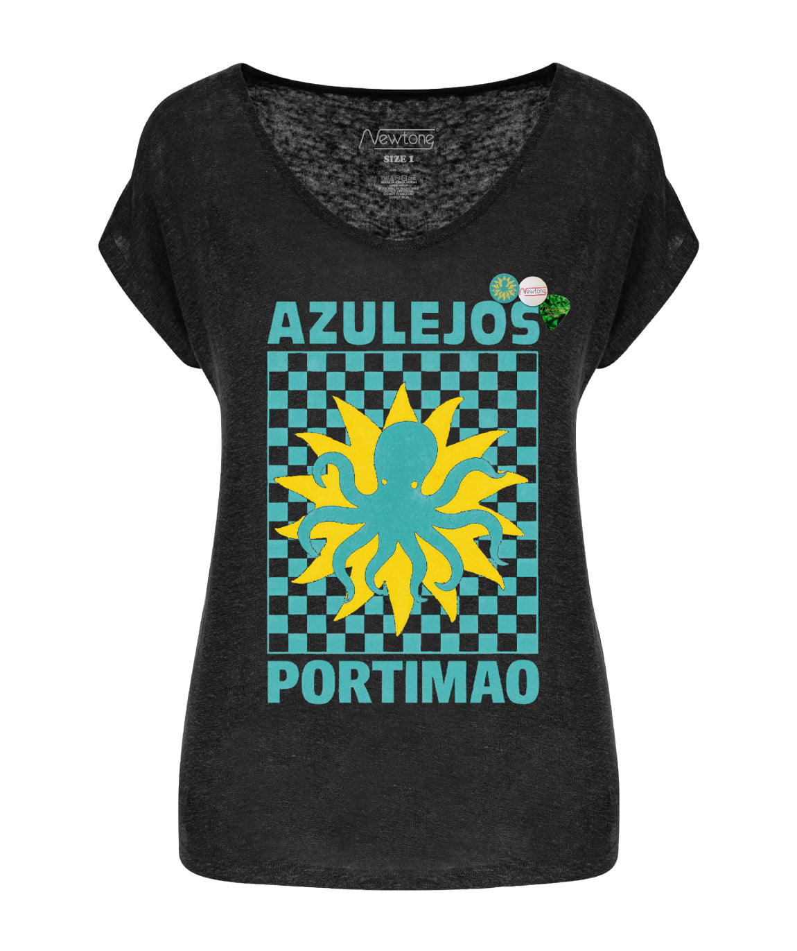 Tee shirt quetty night "AZUL"