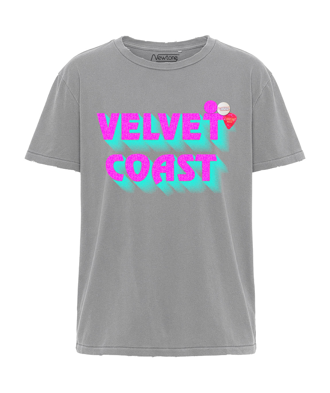 grey MARINA" T-shirt in starlight grey