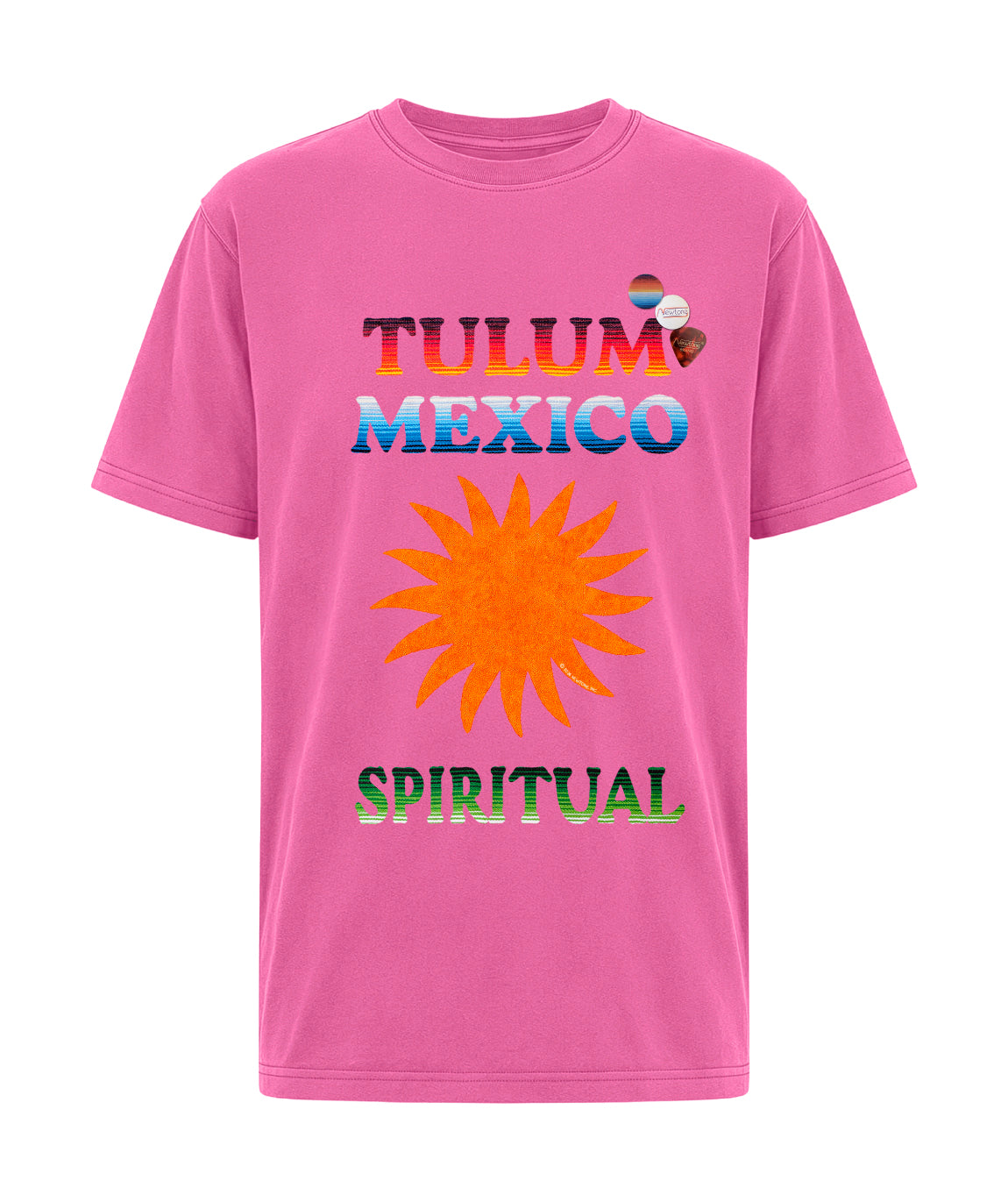 Tee shirt trucker fuschia "TULUM"