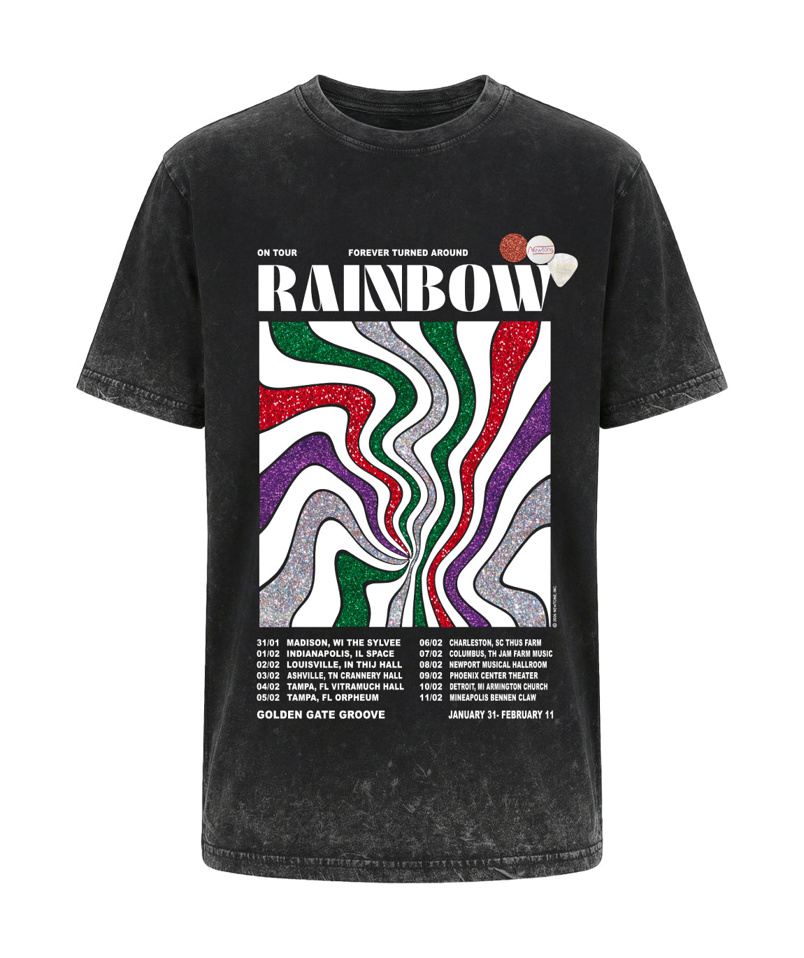 Tee shirt trucker napalm "GOLDEN"