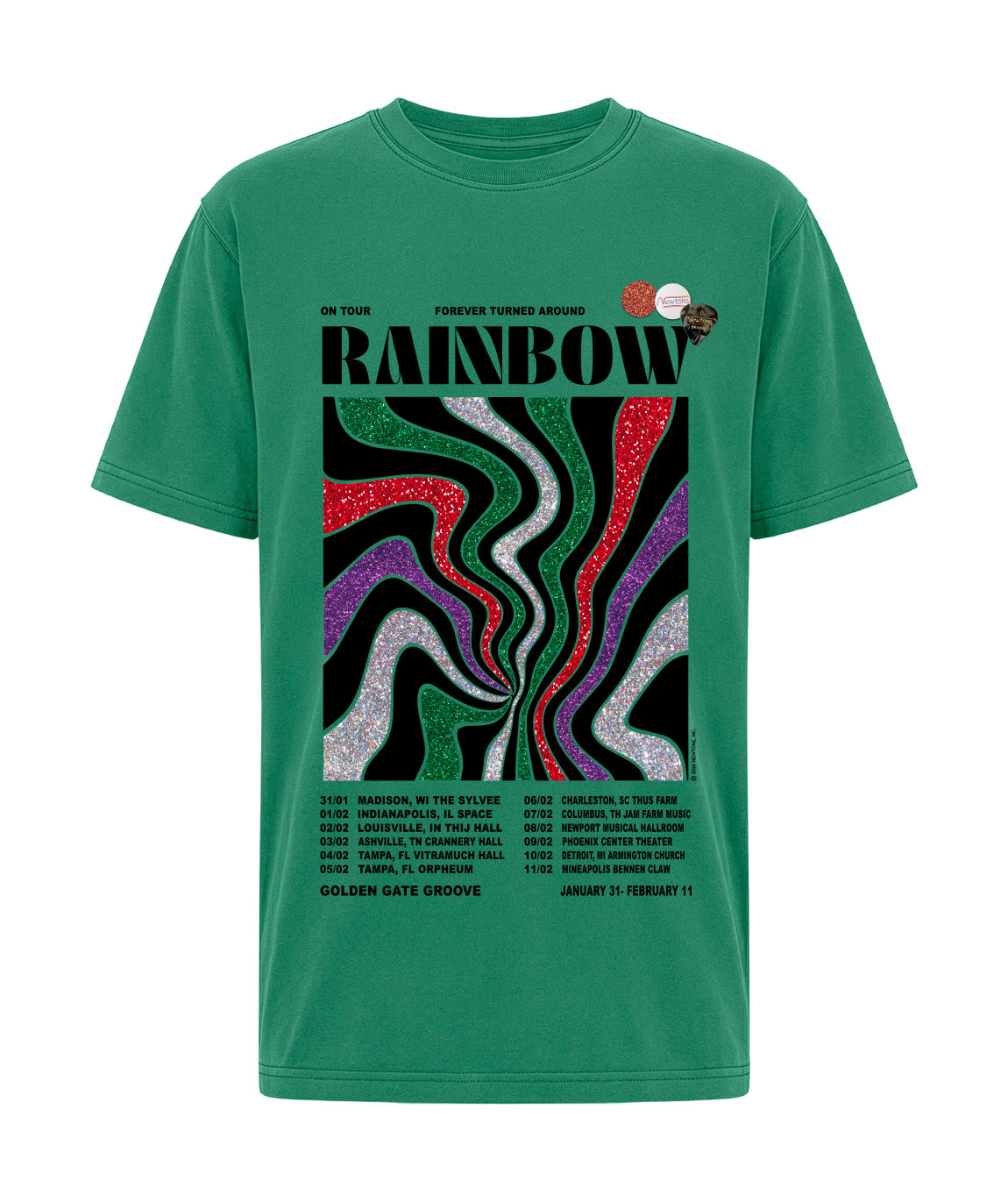 Tee shirt trucker apple "GOLDEN"