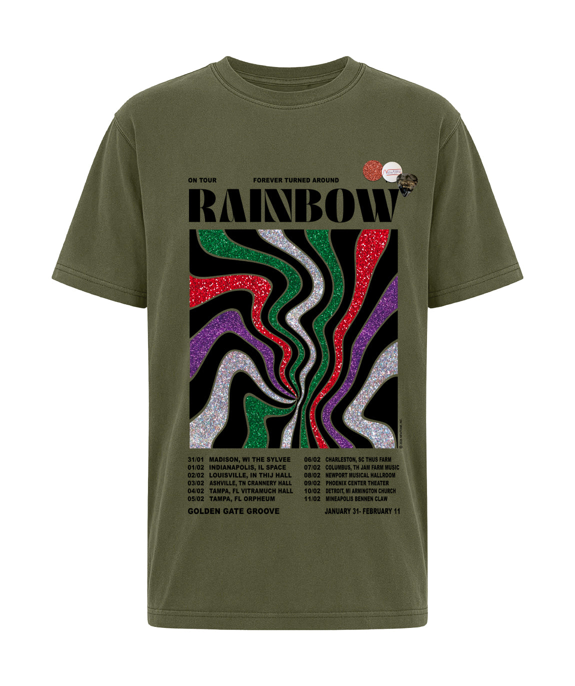 Tee shirt trucker kaki "GOLDEN"