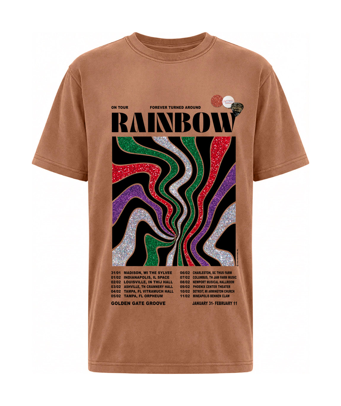 Tee shirt trucker yam "GOLDEN"