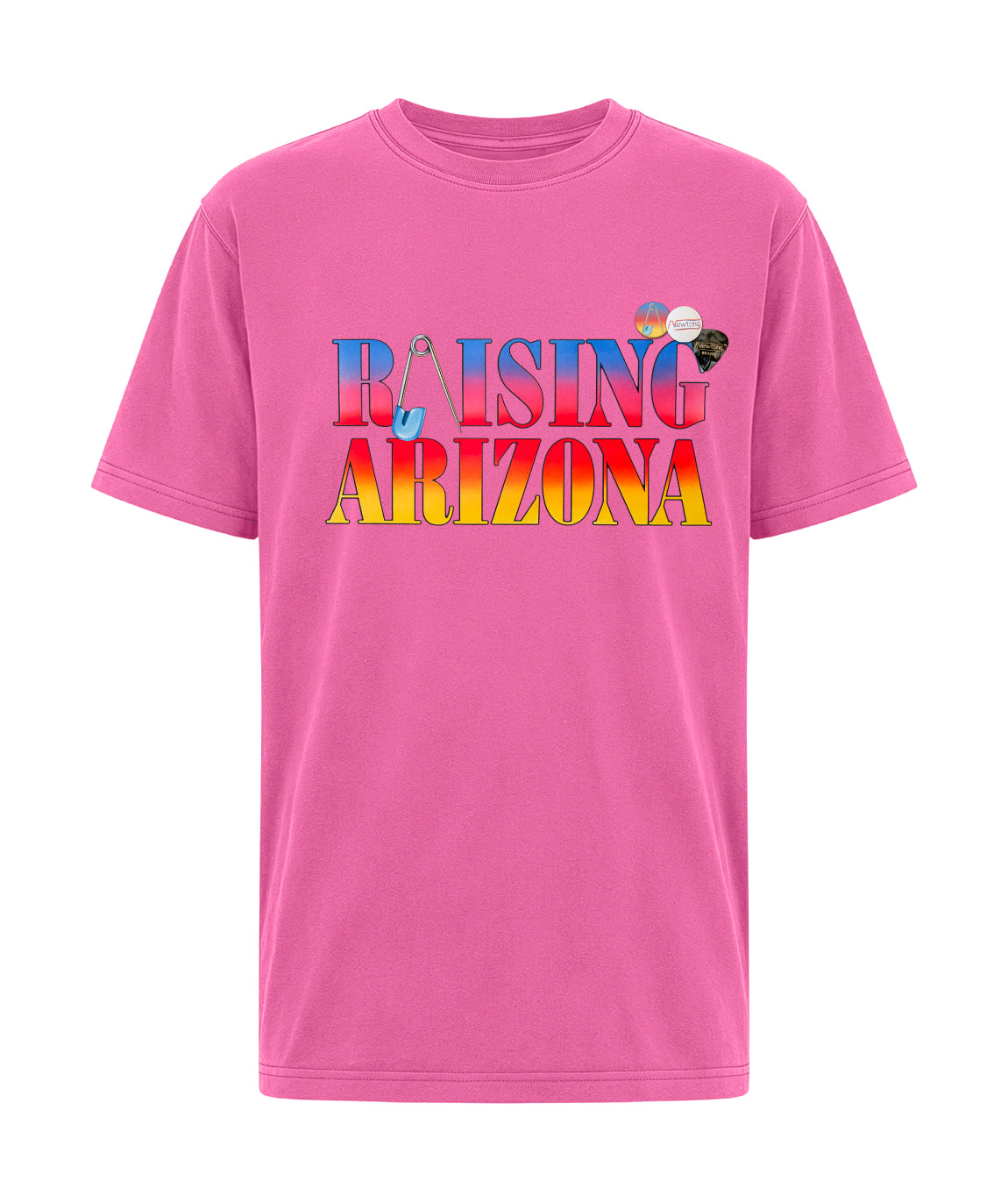 Tee shirt trucker fuschia "RAISING"