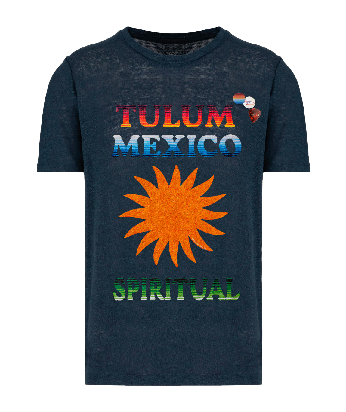 Tee shirt vee navy "TULUM"