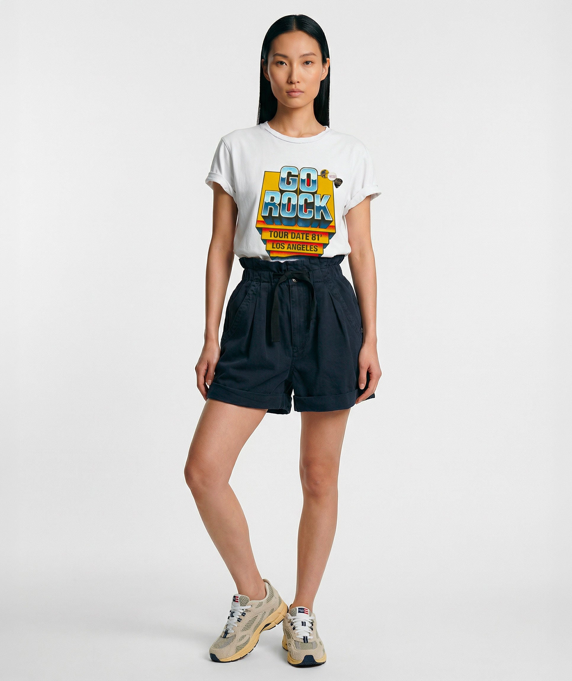 dirty white GO ROCK" starlight dirty white  T-shirt