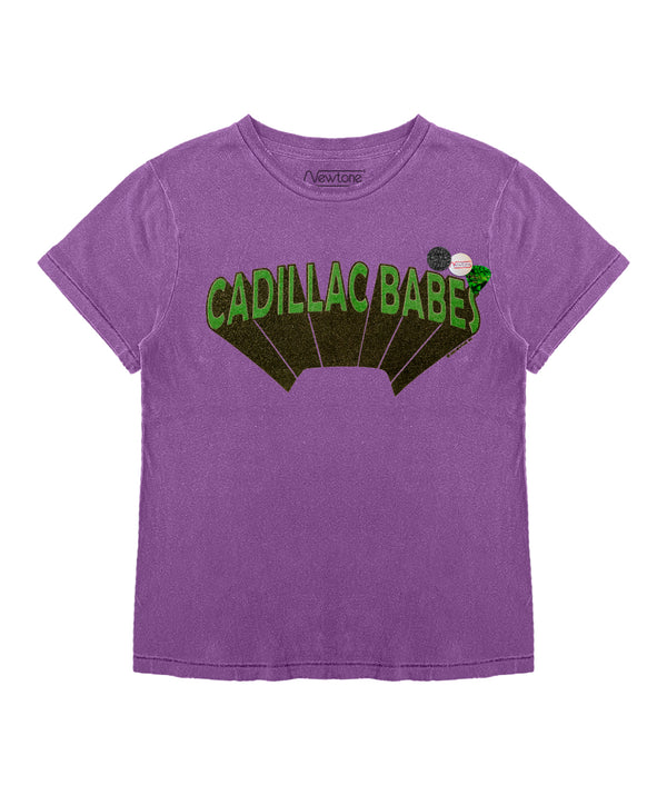 Tee shirt starlight purple "CADILLAC"