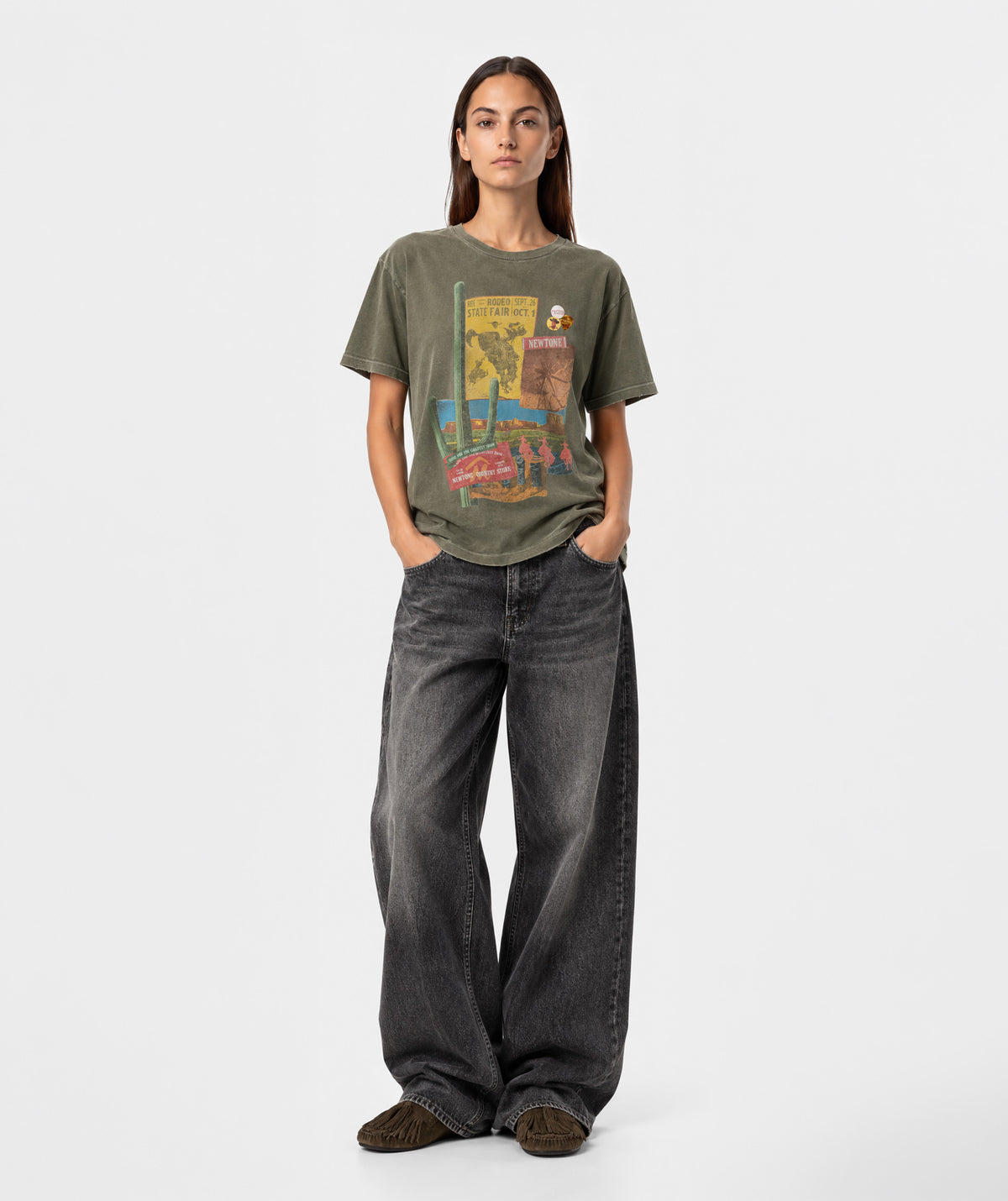 Tee shirt starlight kaki "HERITAGE"