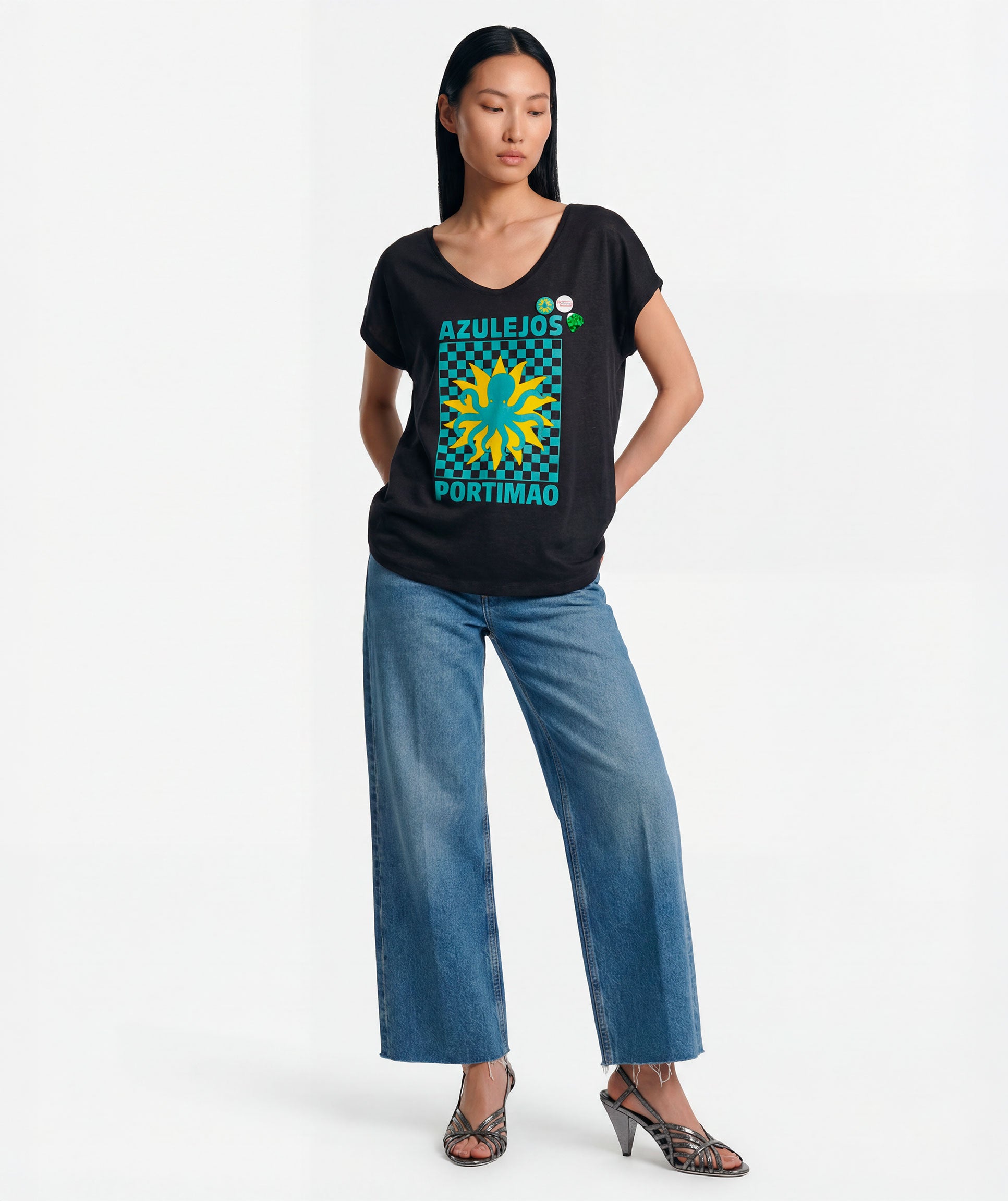 Tee shirt quetty night "AZUL"