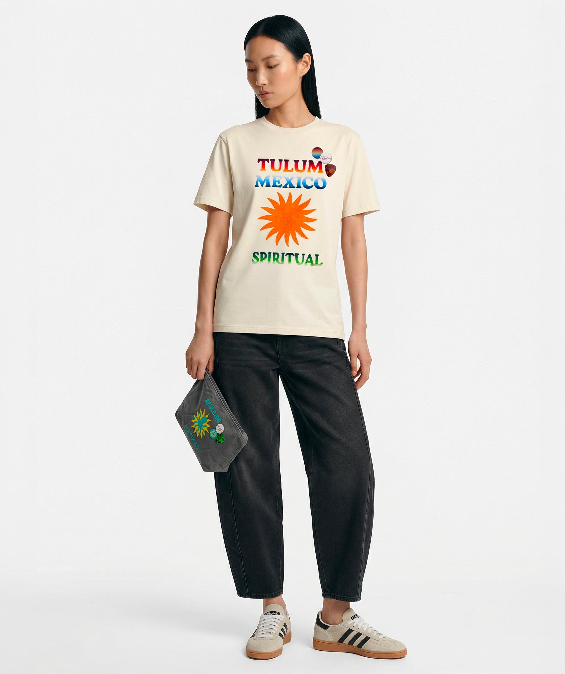 Clutch pepper tessa "AZUL"