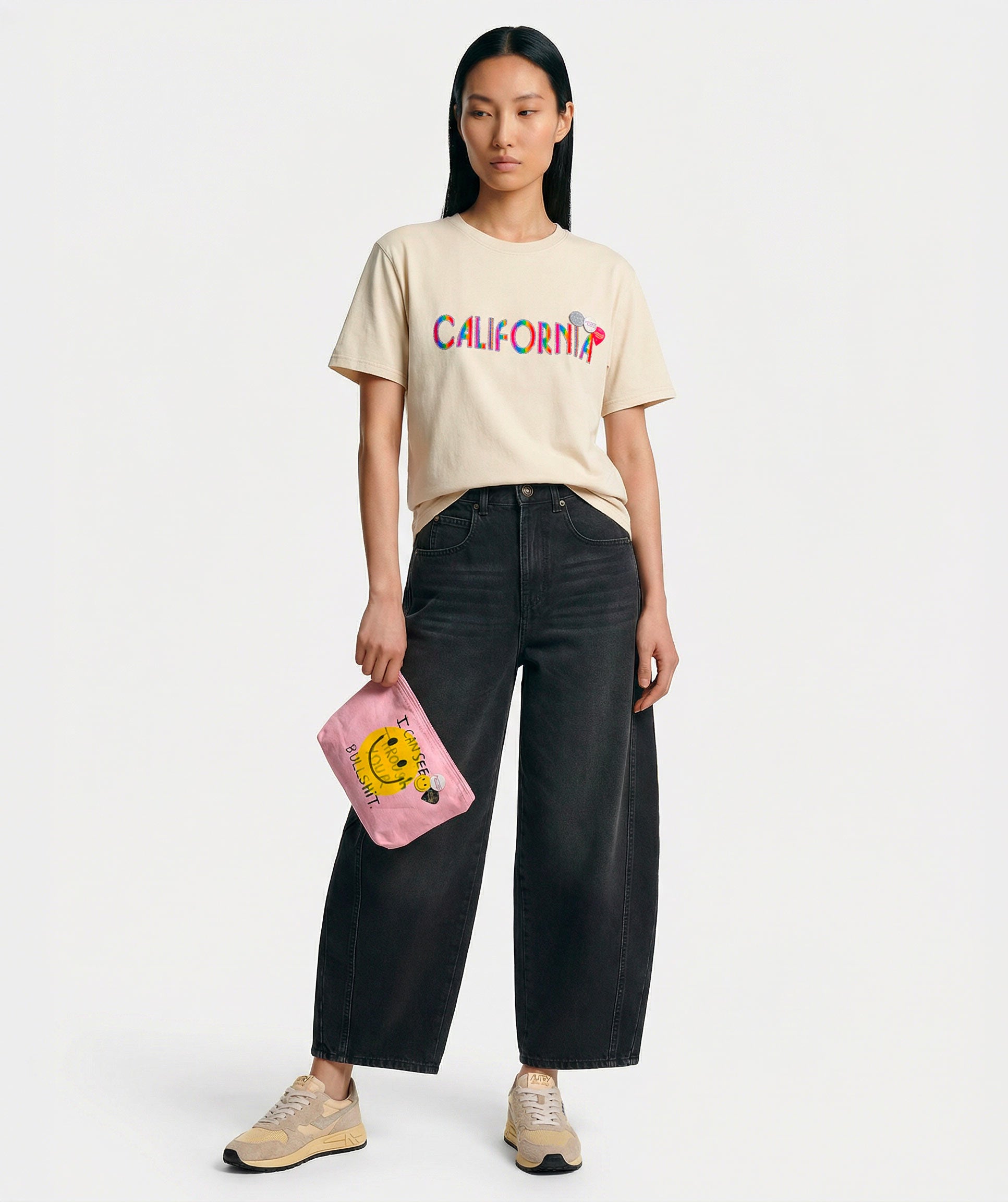 Tessa "BULLSHIT" Skin Clutch