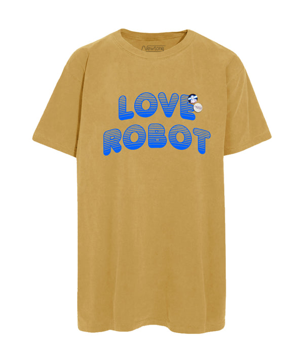 Tee shirt trucker mustard "ROBOT"