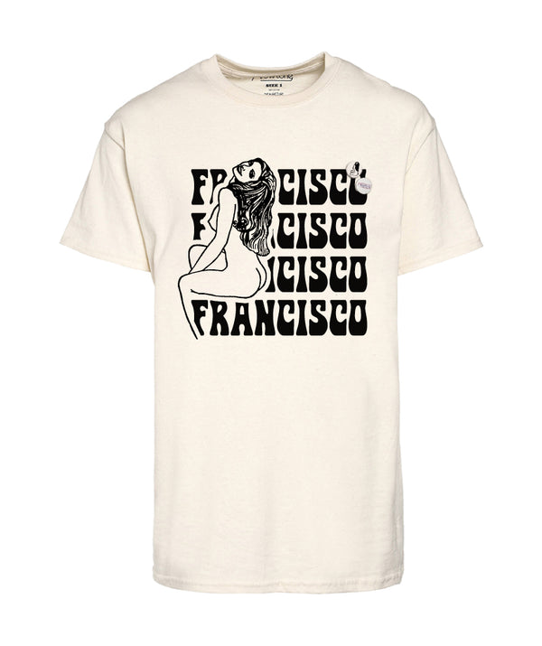Tee shirt trucker natural "FRANCISCO"