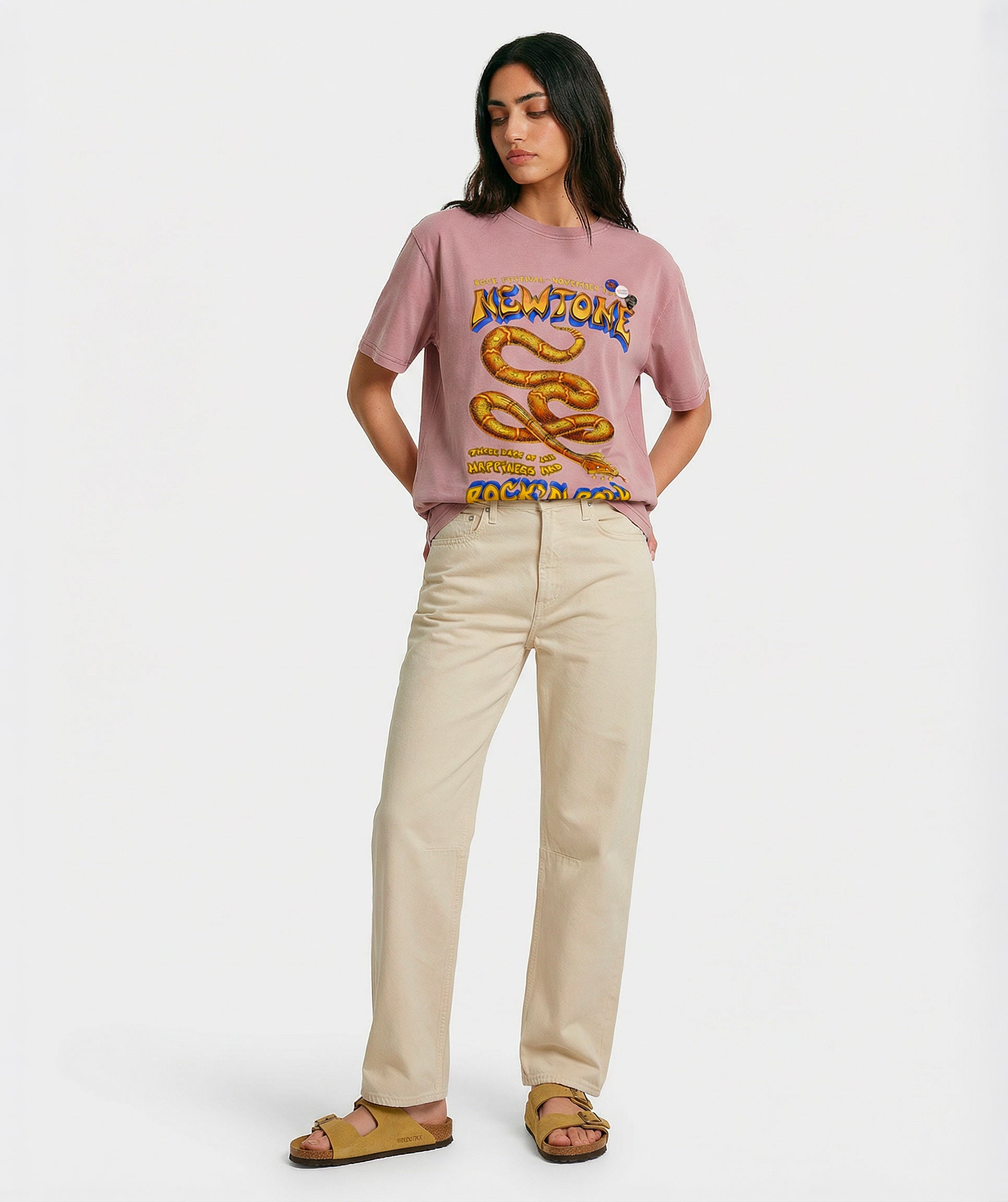 Tee shirt trucker nude "RIFF"