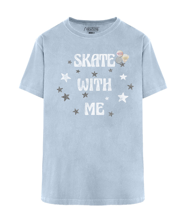 Tee shirt trucker ice "SKATE WITH ME"