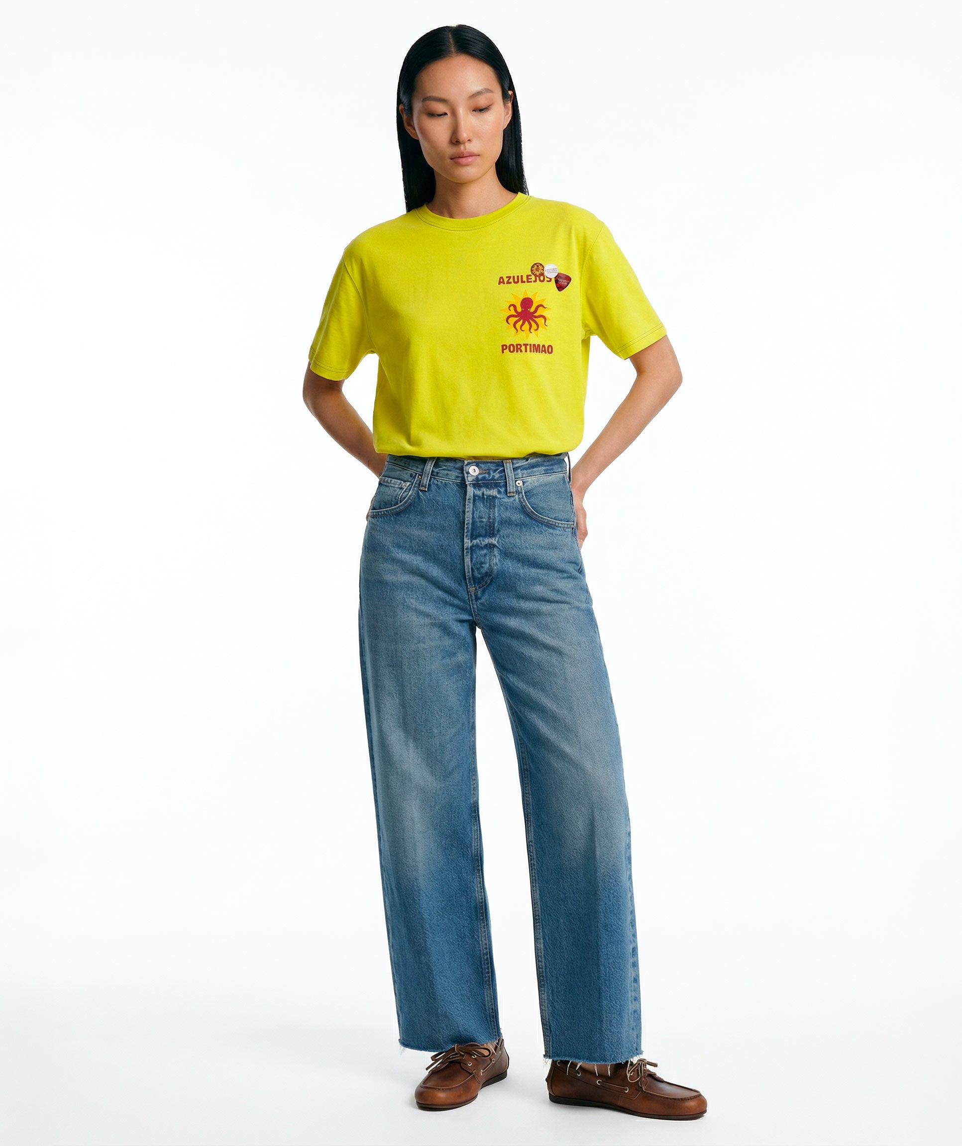 Tee shirt trucker sun "AZUL"