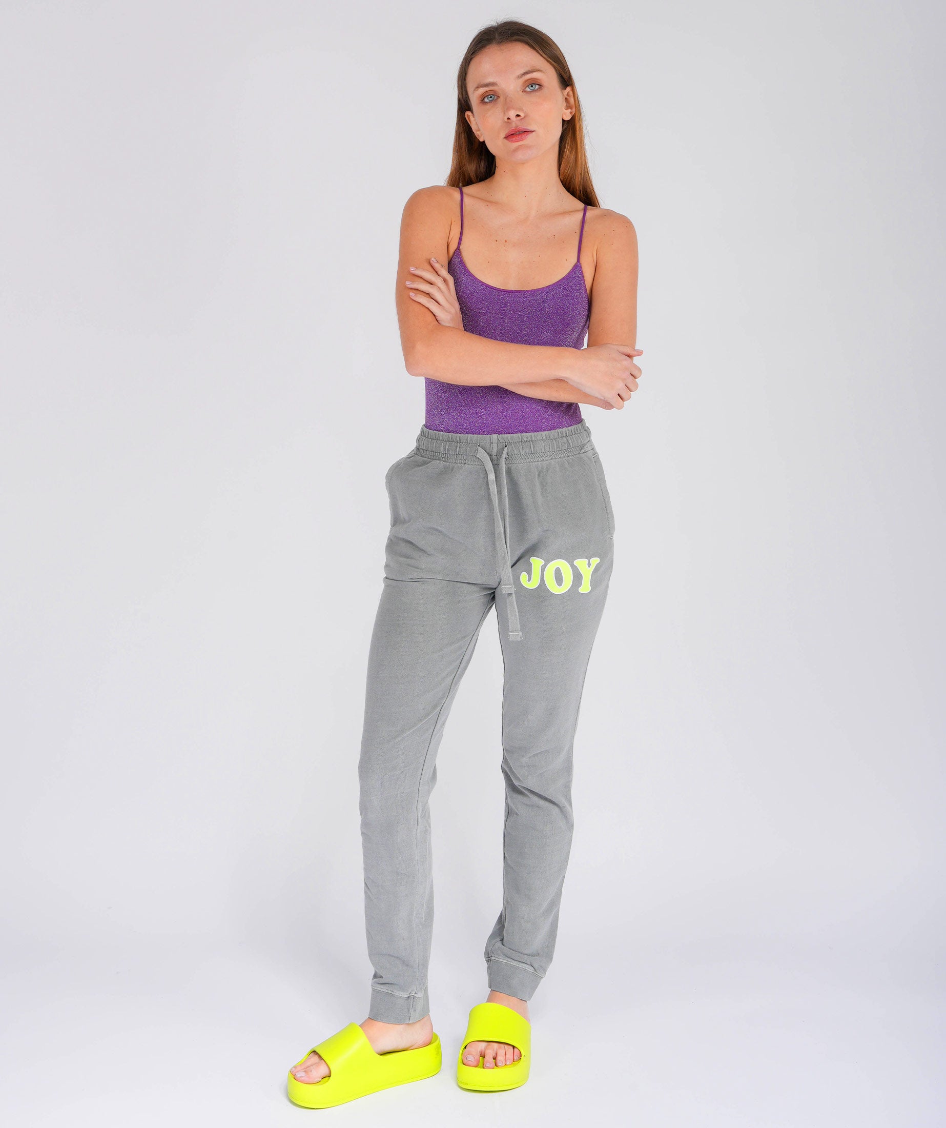 Jogging Jogger Gray "Joy"