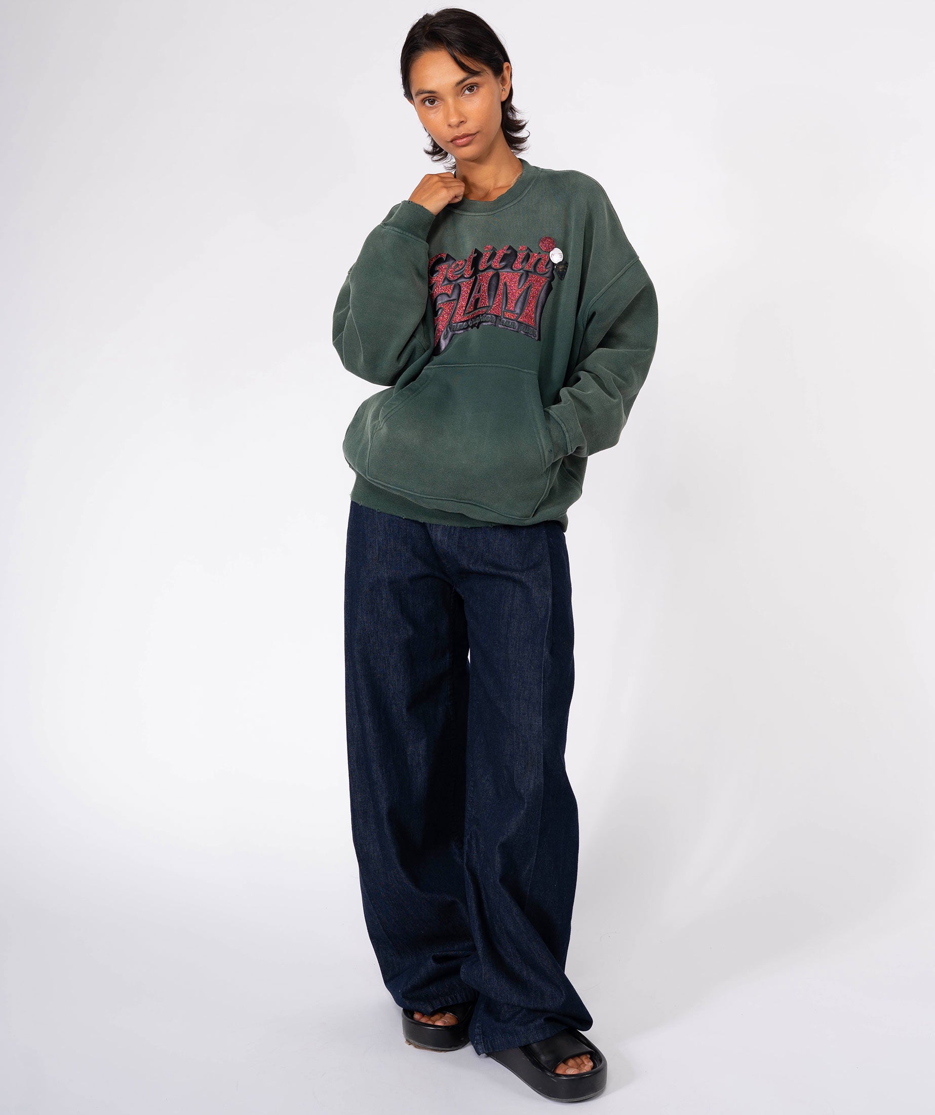 Sweatshirt piper vintage forest "BRIGHTER"