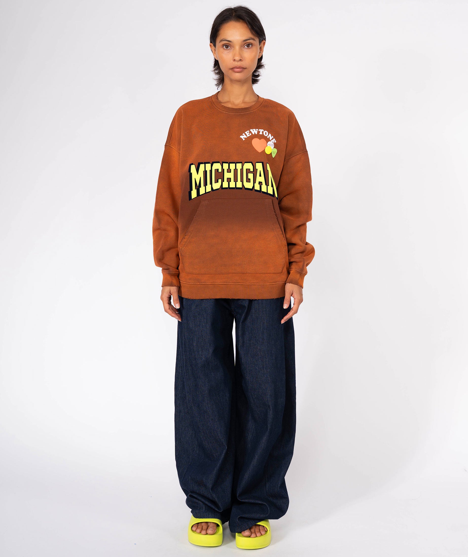 Sweatshirt piper vintage brown "NWTLOVE"
