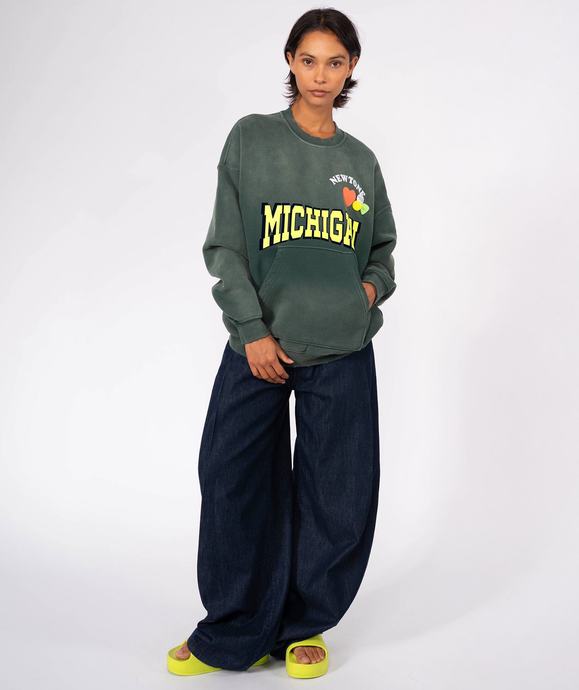 Sweatshirt piper vintage forest "NWTLOVE"