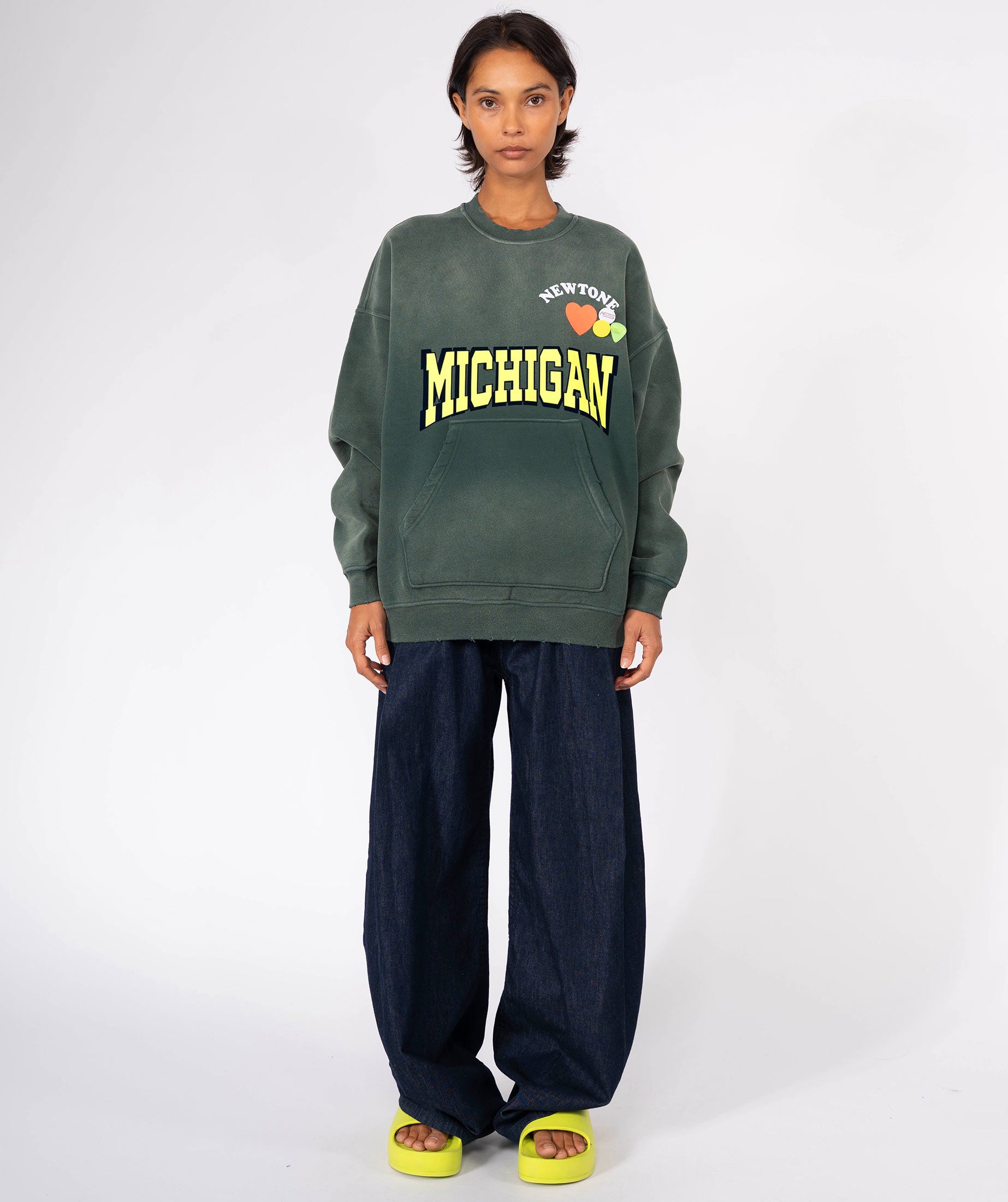 Sweatshirt piper vintage forest "NWTLOVE"