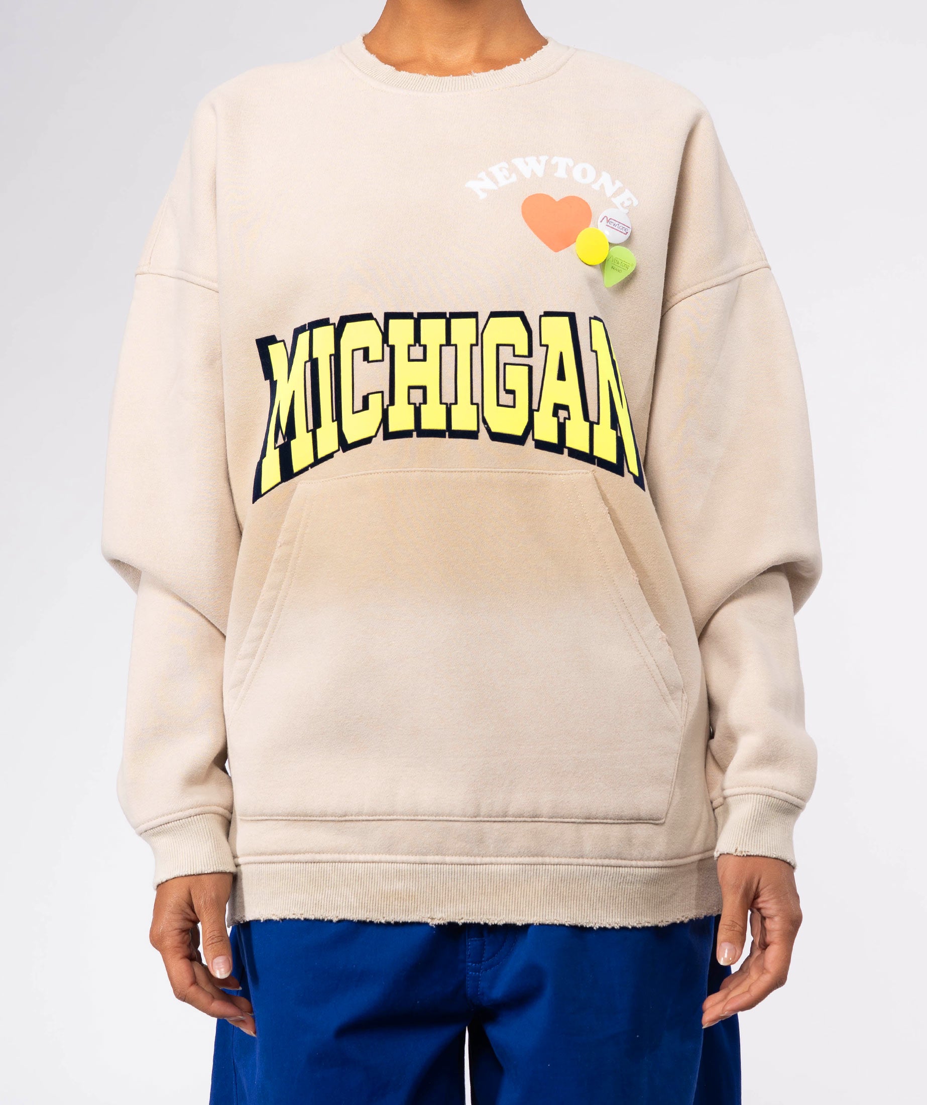 NWTLOVE" natural roller sweatshirt