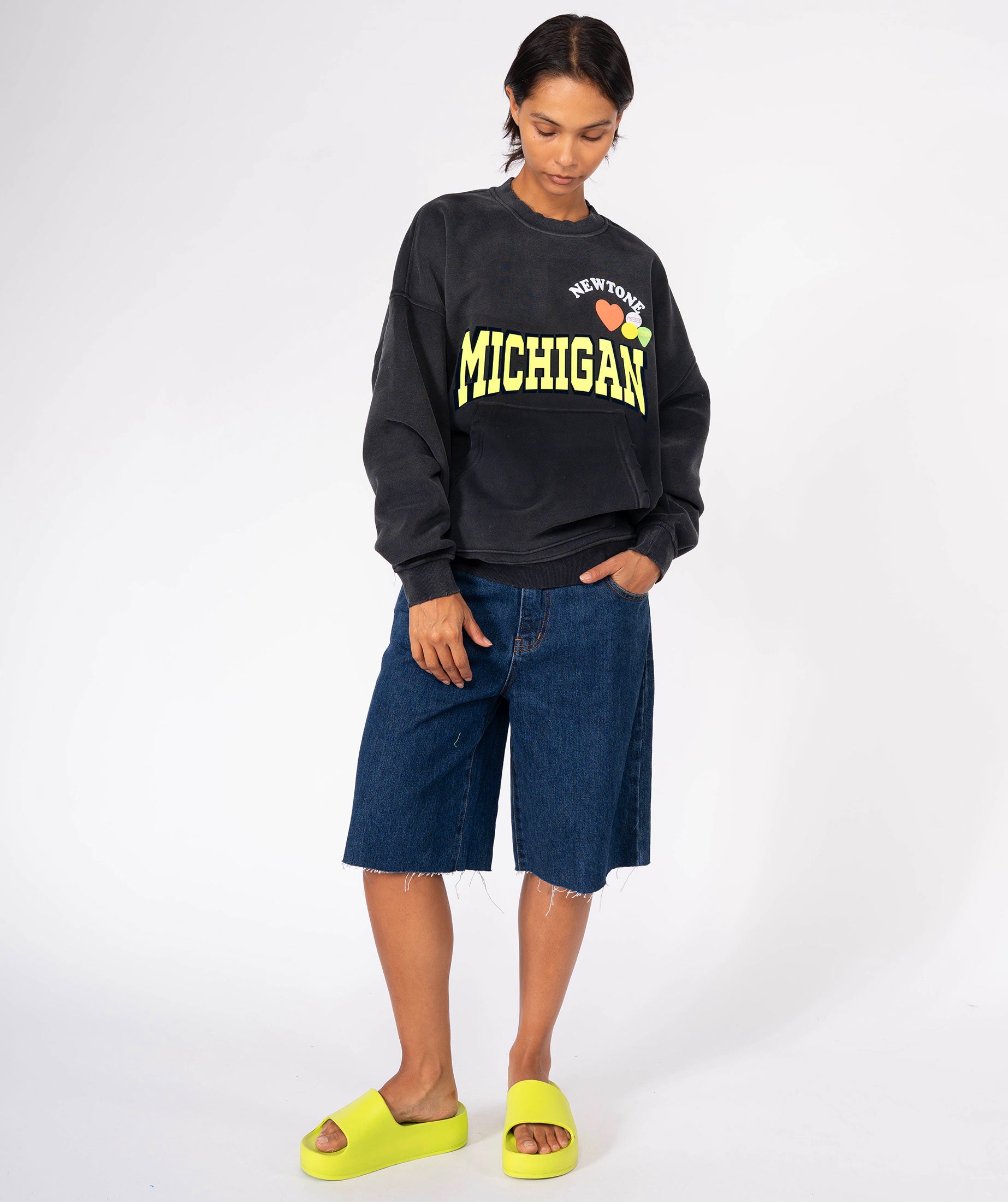 Sweatshirt piper vintage night "NWTLOVE"