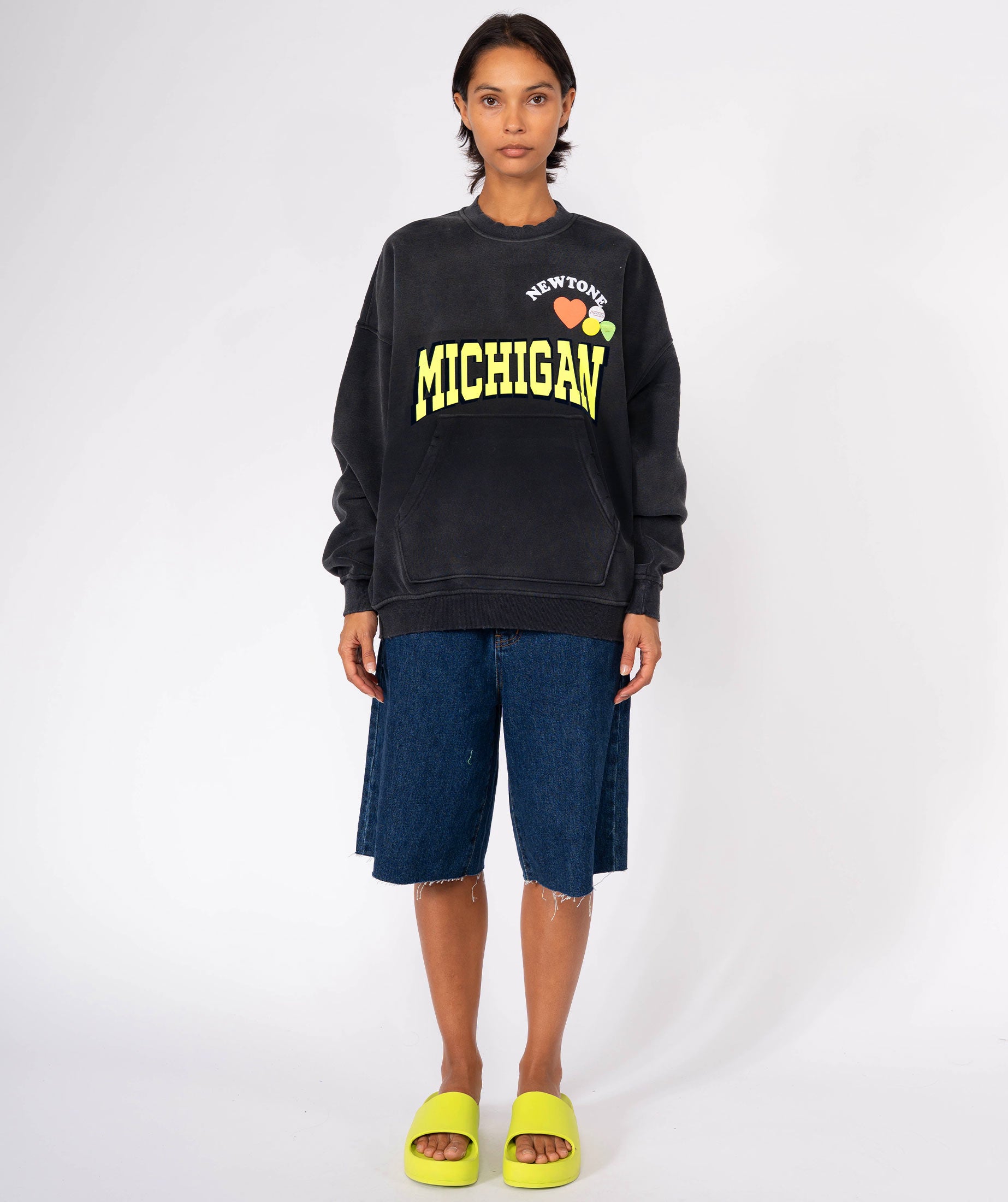Sweatshirt piper vintage night "NWTLOVE"