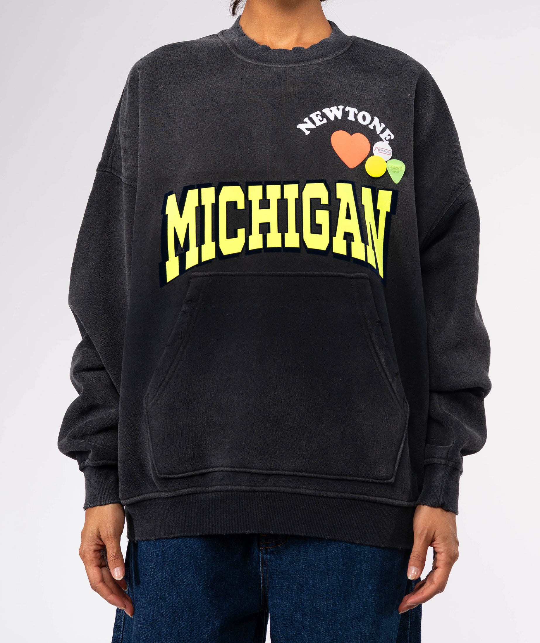 Sweatshirt piper vintage night "NWTLOVE"