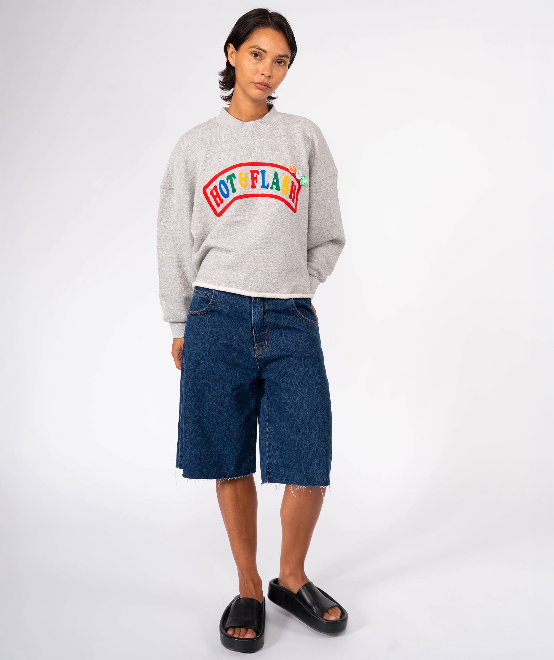 Sweatshirt crop porter elephant "HOT"