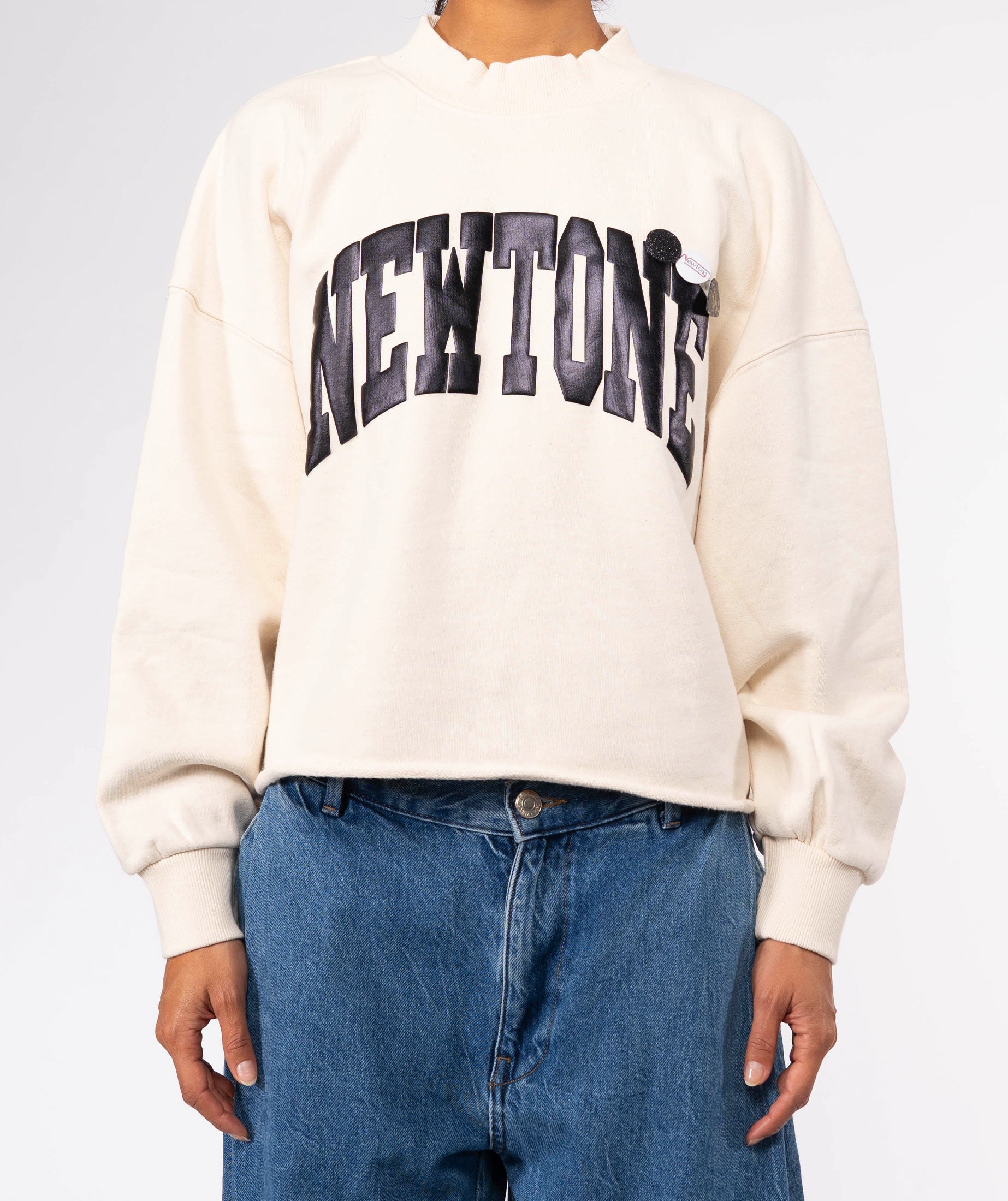Sweatshirt crop porter natural "TONE"