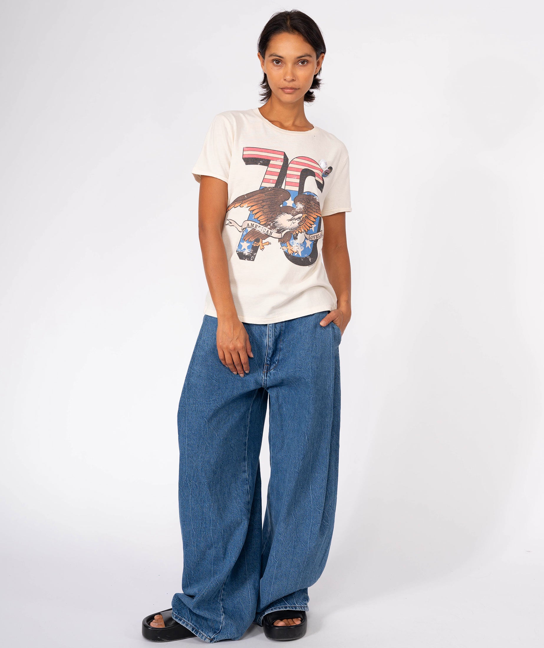 Tee shirt starlight natural "LOVELAND"