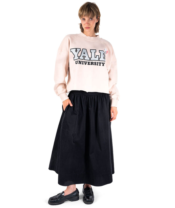 Sweatshirt crop porter whisper "UNIVERSITY"