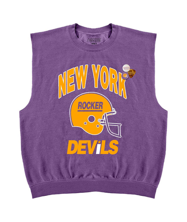 Sweatshirt bolster purple "DEVILS" - Newtone