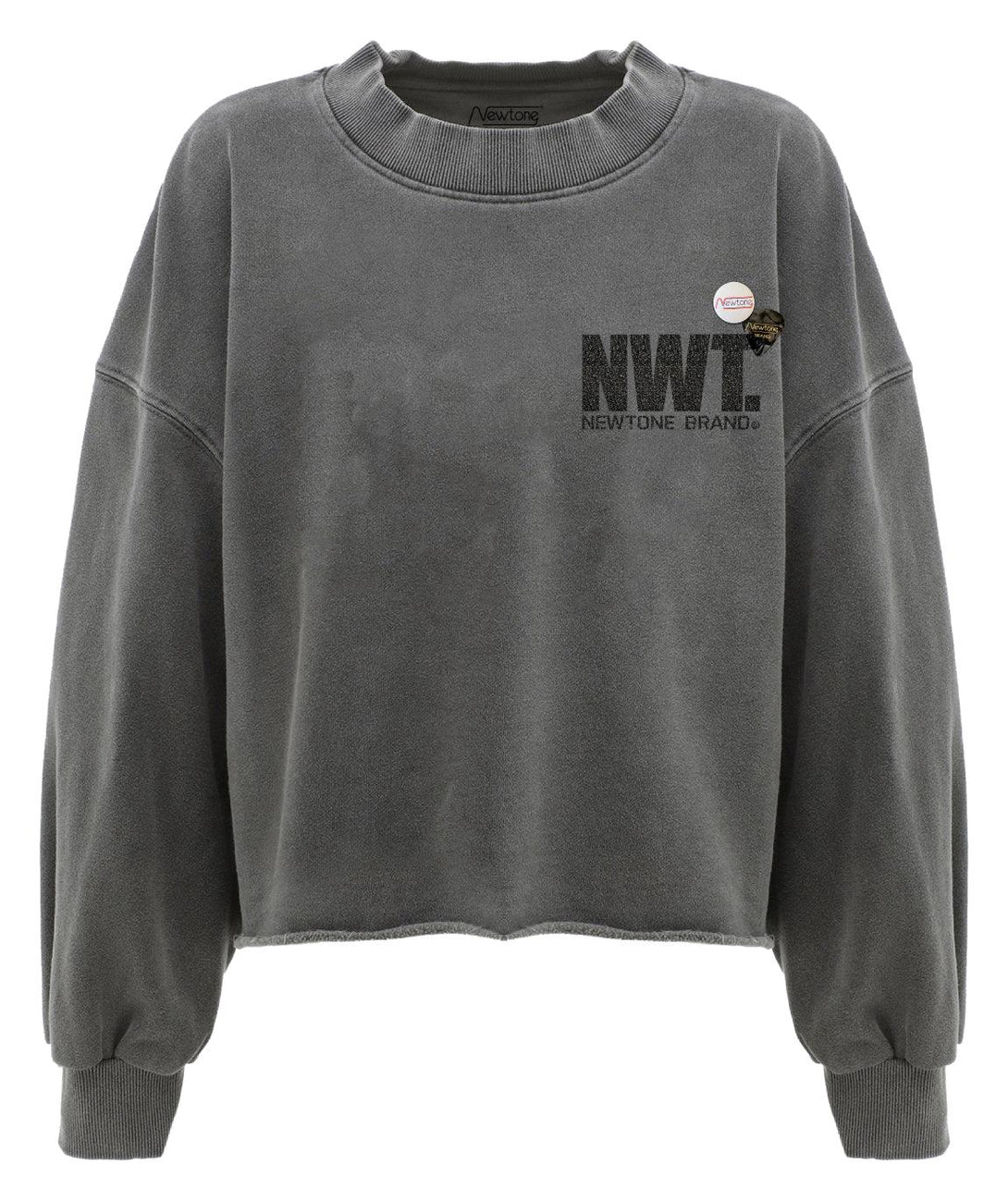 Sweatshirt crop porter pepper "BRAND SS24" - Newtone