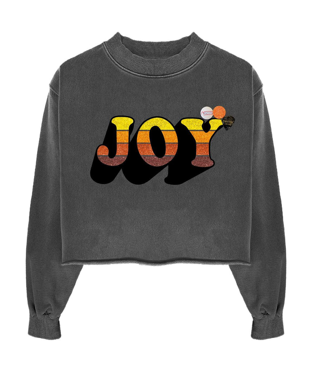 Sweatshirt crop porter pepper "JOY FW23" - Newtone