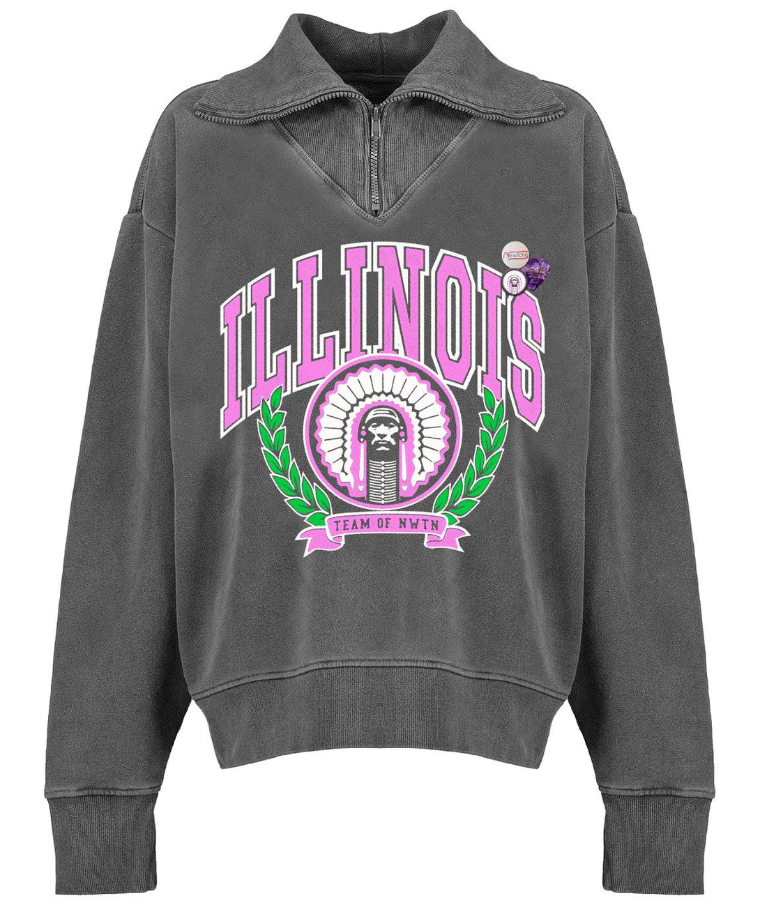 Sweatshirt driver pepper "ILLINOIS" - Newtone