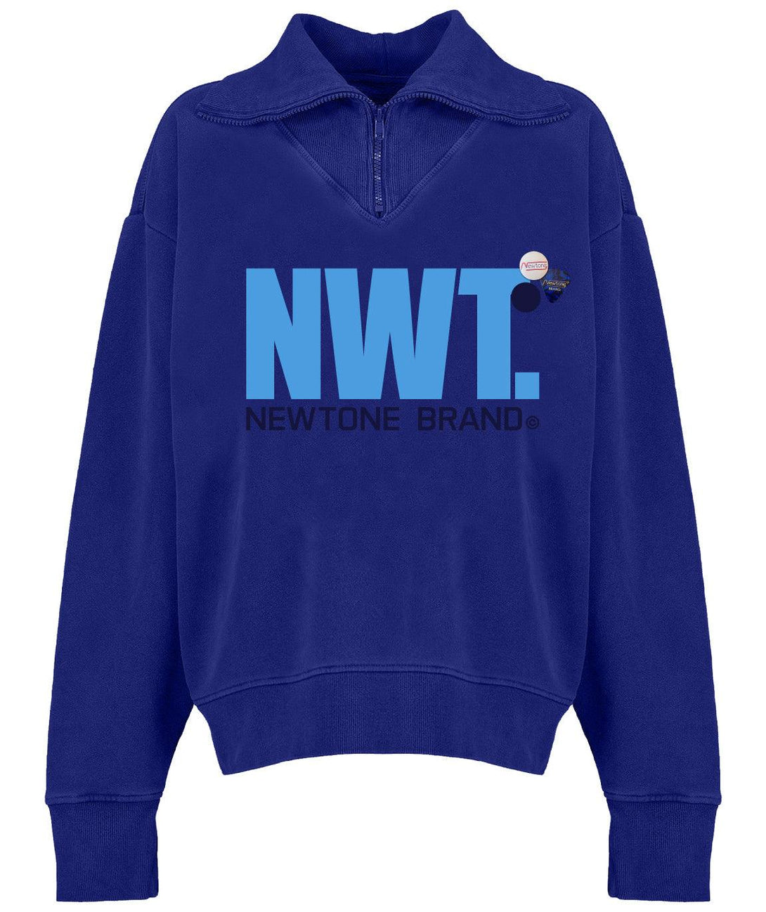 Sweatshirt driver royal "BRAND FW23" - Newtone