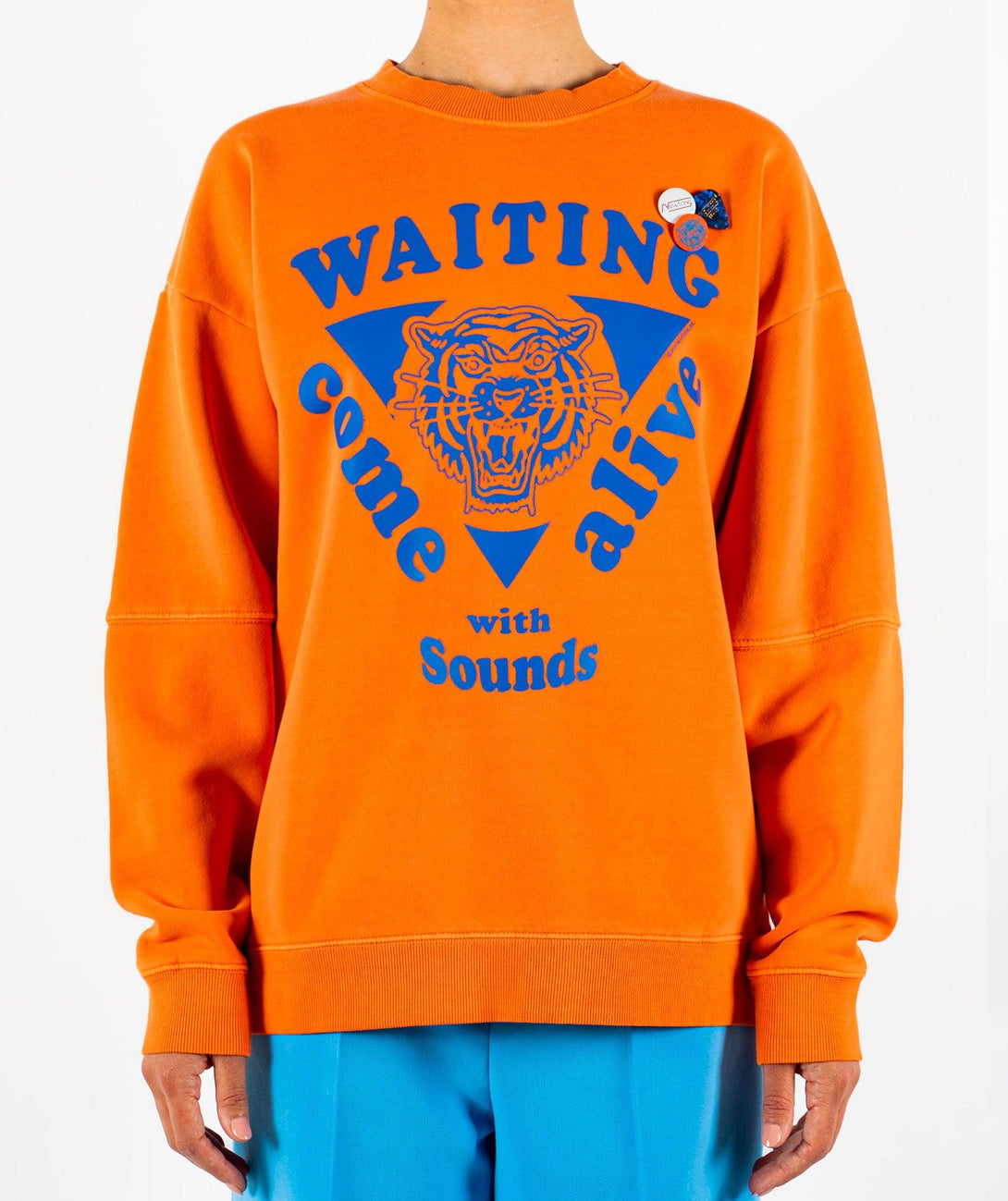 Sweatshirt roller burn "WAITING" - Newtone